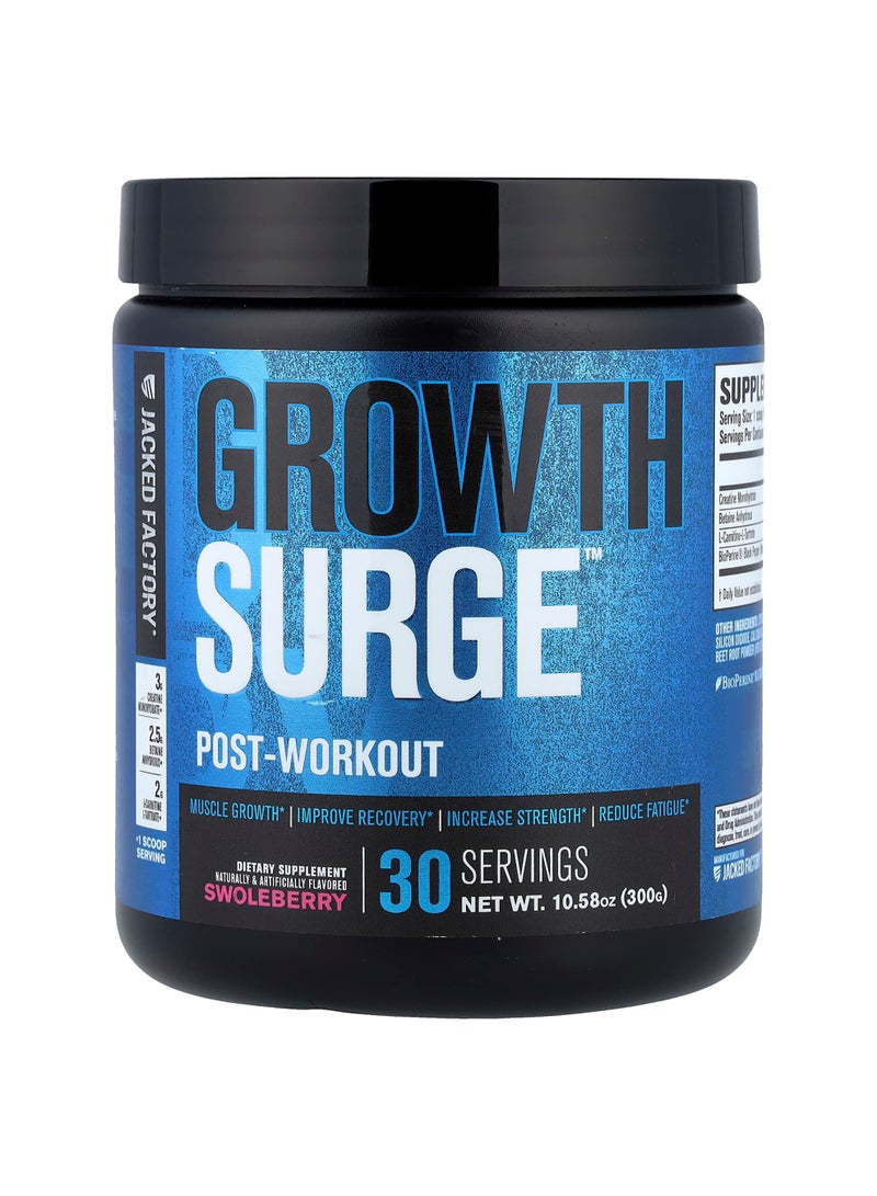 Growth Surge™, Post-Workout, Swoleberry, 10.58 oz (300 g)